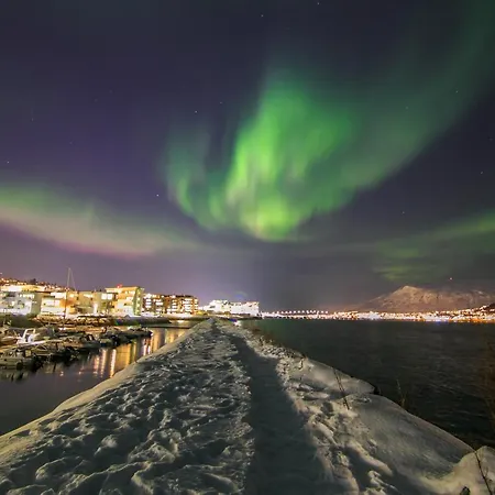 아파트 Strandkanten Panorama 트롬쇠